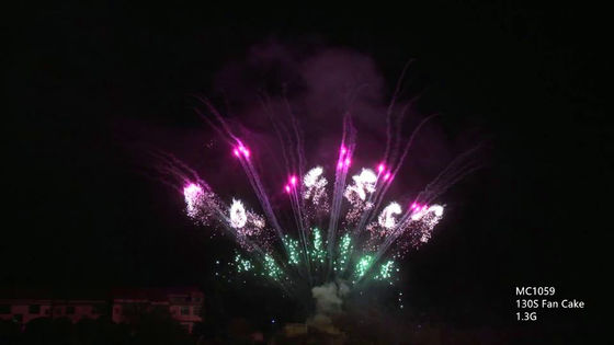 130 fogos de artifício profissionais AFSL da pirotecnia dos tiros certificaram