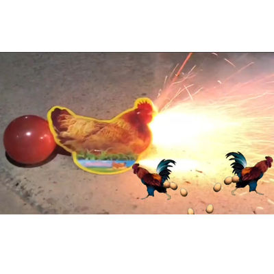 Cisne dos fogos de artifício de Liuyang que coloca o brinquedo engraçado da novidade dos fogos de artifício dos ovos